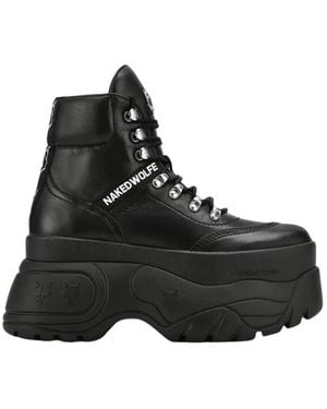 Naked Wolfe Lace-Up Boots - Nero
