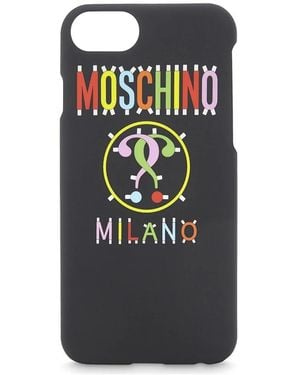 Moschino Schwarzes cover für stilvollen schutz