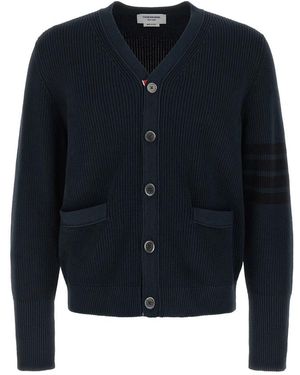 Thom Browne Cardigans - Blue