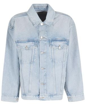 Agolde Jassen ,Blauw ,Katoen Evin Jacket