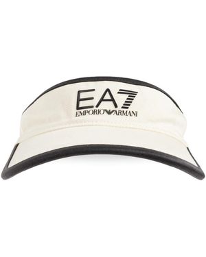EA7 Accessoires ,Katoen Logo Visor - Naturel