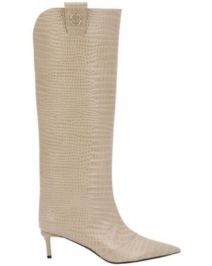 Philipp Plein High Boots - Neutro