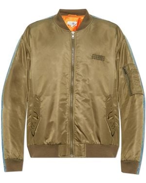 MM6 by Maison Martin Margiela Bomber Jackets - Verde