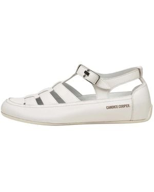Candice Cooper Flat Sandals - White