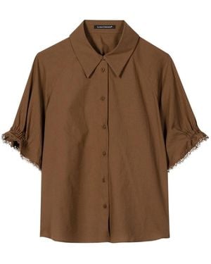 Luisa Cerano Shirts - Brown