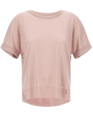 Herno Round-Neck Knitwear - Rosa