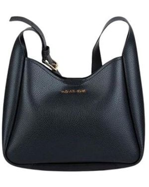 Michael Kors Tassen ,Zwart ,Katoen Birch Medium Pebbled Leather Messenger