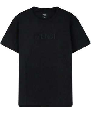 Fendi T-Shirts - Black