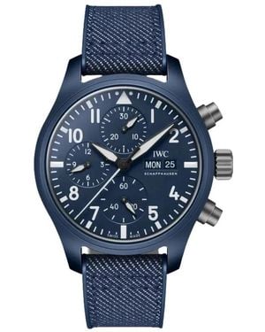 IWC Schaffhausen Accessoires ,Blauw ,Pilot's Watch Chronograph 41 Top Gun Oceana