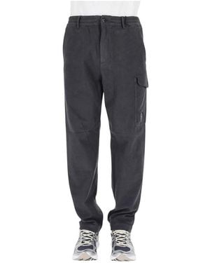 C.P. Company Broeken ,Grijs ,Katoen Moleskin Stretch Cargobroek