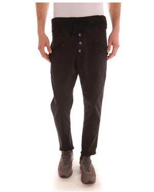 Daniele Alessandrini Slim-Fit Trousers - Black