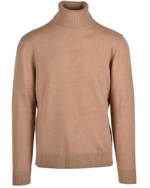 Kangra Truien & Vesten ,Bruin ,Wol Ciclista Turtleneck