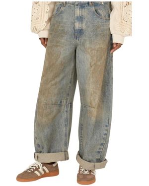Souvenir Clubbing Loose-Fit Jeans - Grey