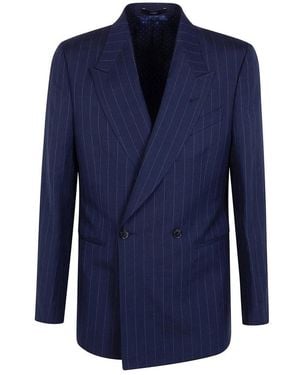 Paul Smith Double-Breasted Jacket - Blauw