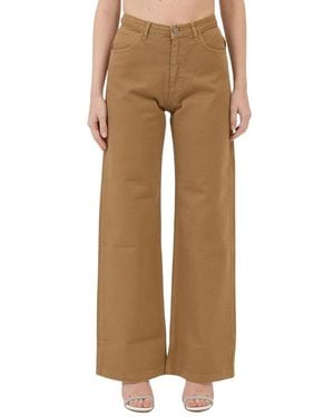 FEDERICA TOSI Wide Jeans - Natural