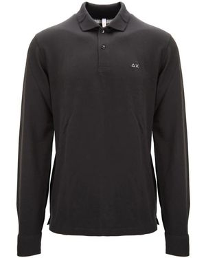 Sun 68 Polo Shirts - Black