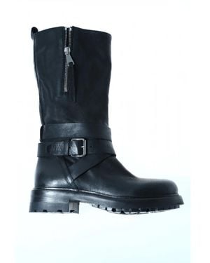 Strategia High Boots - Blue