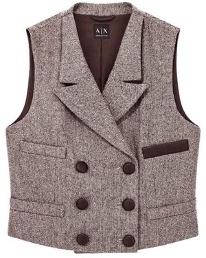 ARMANI EXCHANGE Antagonist Gilet - Bruin