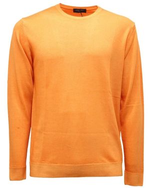 Daniele Fiesoli Round-Neck Knitwear - Orange
