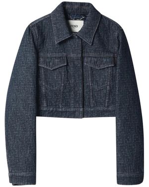Fendi Denim Jackets - Azul