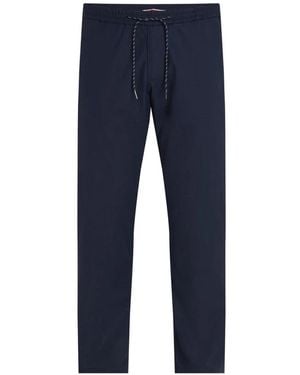 Tommy Hilfiger Straight Trousers - Blue