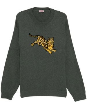 KENZO Round-Neck Knitwear - Verde