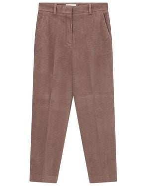Circolo 1901 Tapered Trousers - Brown