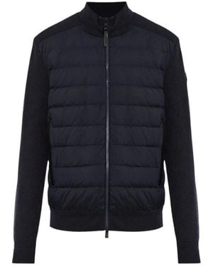 Moncler Jassen ,Blauw ,Wol Tricot Vest