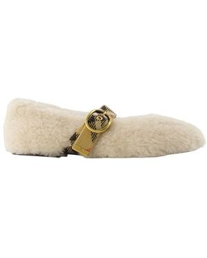 Burberry Robin Ballerinas - Natur