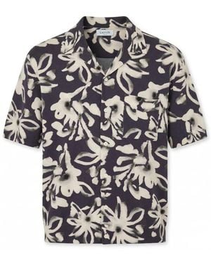 Laneus Short Sleeve Shirts - Black
