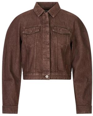 Jacquemus La Veste De Nîmes Ovalo - Bruin