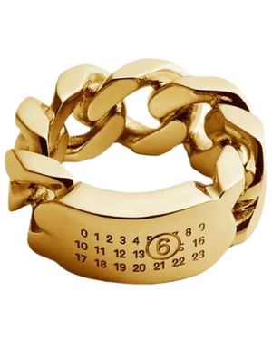 MM6 by Maison Margiela Rings - Metallic