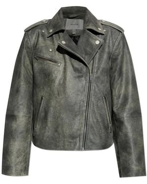 Gestuz Leather Jackets - Green