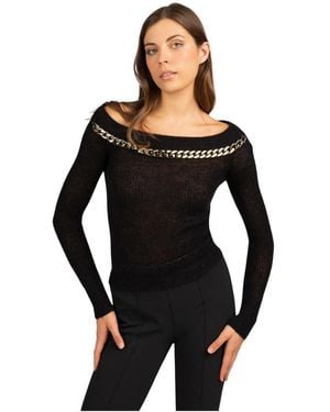 Marciano Round-Neck Knitwear - Black