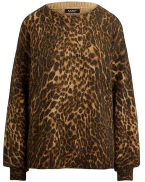 Ralph Lauren Round-Neck Knitwear - Brown