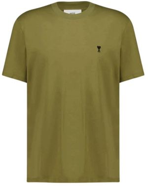 Ami Paris T-Shirts - Green