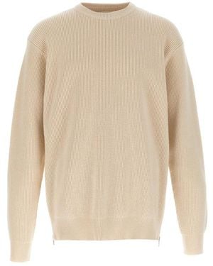 Jil Sander Round-Neck Knitwear - Natural