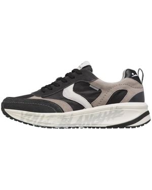 Voile Blanche Schoenen ,Veelkleurig ,Leer Club 24 Sneaker - Zwart