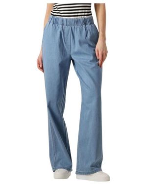 Minus Jeans ,Blauw ,Mid Waist Blauwe Jeans Voor