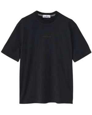 Stone Island Desert Print T-Shirt - Schwarz