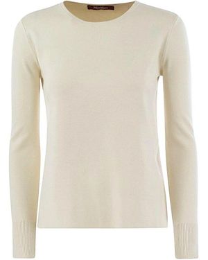 Max Mara Stilvolles Strickoberteil - Natur