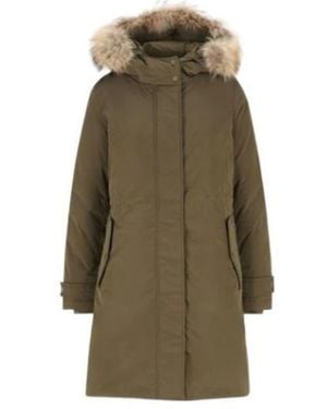 Woolrich Jassen ,Groen ,Grace Fur Parka