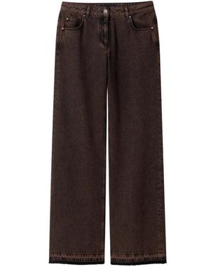 Luisa Cerano Wide Jeans - Brown