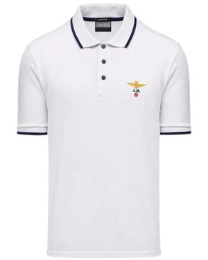 Aeronautica Militare Polo Shirts - White