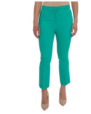 Liu Jo Slim-Fit Trousers - Green