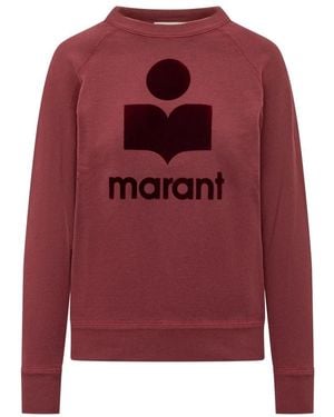 Isabel Marant Hoodies & Sweatvesten ,Rood ,Katoen Millyny Sweatshirt