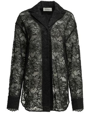 Sportmax Overhemden ,Zwart ,Shirts