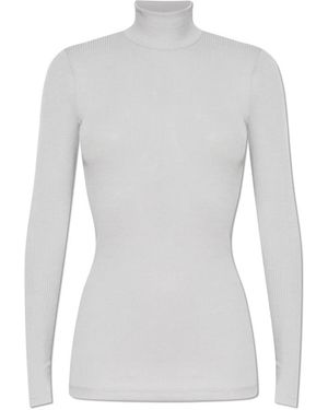 Hanro Celeste Woll- Und Seiden-Rollkragentop - Weiß