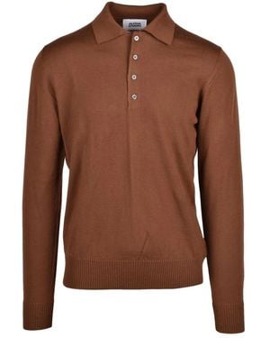 Alpha Studio Polo Shirts - Marron