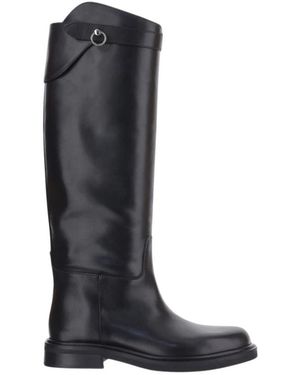 Poeve Schoenen ,Zwart ,Leer Fibi Laarzen